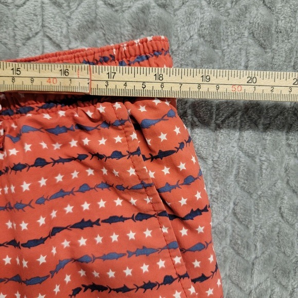 Columbia PFG Mens Size 2XL Super Backcast 8" Swim Fishing Shorts Mesh Lined Red - Picture 5 of 11